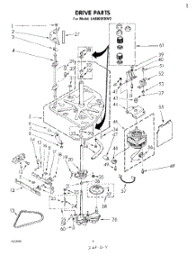03 - Drive parts for Whirlpool Washer LA9800XKW2 from AppliancePartsPros.com
