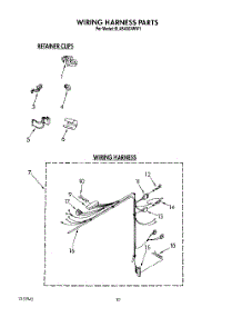 07 - Wiring Harness parts for Whirlpool Washer 6LA5400XWW1 from AppliancePartsPros.com