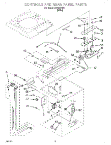 02 - Controls And Rear Panel parts for Whirlpool Washer CCW5294W0 from AppliancePartsPros.com