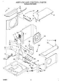02 - Air Flow And Control parts for Whirlpool Air Conditioner BHAC1400BS1 from AppliancePartsPros.com
