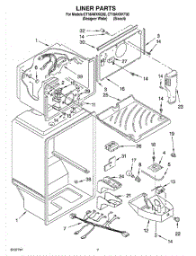 05 - Liner parts for Whirlpool Refrigerator CT18AKXKQ00 from AppliancePartsPros.com