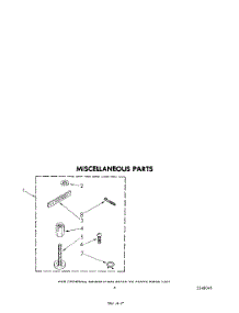 04 - Miscellaneous parts for Whirlpool Washer LA6380XSW0 from AppliancePartsPros.com