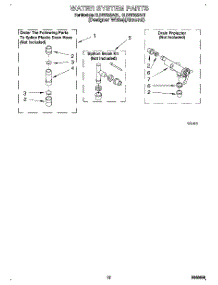 10 - Water System parts for Whirlpool Washer 6LBR7255AN1 from AppliancePartsPros.com