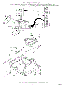 06 - Machine Base parts for Whirlpool Washer LST8244AQ0 from AppliancePartsPros.com