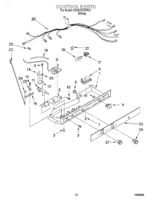 11 - Control parts for Whirlpool Refrigerator SS25AEXHW01 from AppliancePartsPros.com