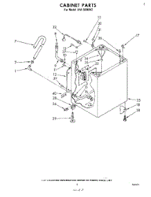 03 - Cabinet parts for Whirlpool Washer LHA5600W2 from AppliancePartsPros.com