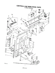 03 - Controls And Rear Panel parts for Whirlpool Washer LA5530XPW7 from AppliancePartsPros.com