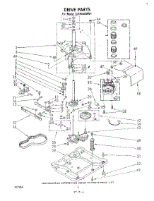 04 - Drive parts for Whirlpool Washer LC4900XMW1 from AppliancePartsPros.com