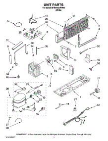 04 - Unit Parts parts for Maytag Refrigerator MTB1842VRW00 from AppliancePartsPros.com