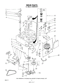 03 - Drive parts for Whirlpool Washer LA9800XKW1 from AppliancePartsPros.com