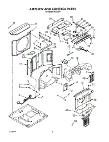 03 - Air Flow And Control parts for Whirlpool Air Conditioner RE123A1 from AppliancePartsPros.com