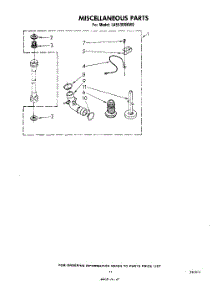 09 - Miscellaneous , Literature And Optional parts for Whirlpool Washer LA5530XKW0 from AppliancePartsPros.com