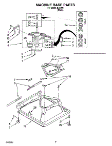 04 - Machine Base Parts parts for Whirlpool Washer IL45000 from AppliancePartsPros.com