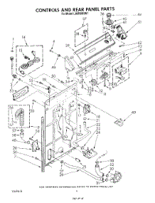 03 - Controls And Rear Panel parts for Whirlpool Washer LA8800XSW1 from AppliancePartsPros.com