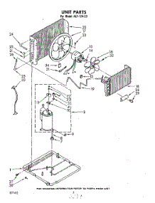02 - Section parts for Whirlpool Air Conditioner ALF12420 from AppliancePartsPros.com