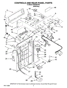 02 - Controls And Rear Panel Parts parts for Maytag Washer MTW5830TW0 from AppliancePartsPros.com
