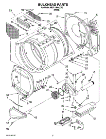 03 - Bulkhead Parts, Optional Parts (Not Included) parts for Whirlpool Dryer MDE17MNAZW0 from AppliancePartsPros.com