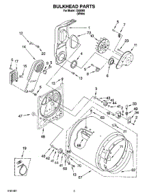 03 - Bulkhead Parts, Optional Parts (Not Included) parts for Whirlpool Dryer IS82000 from AppliancePartsPros.com