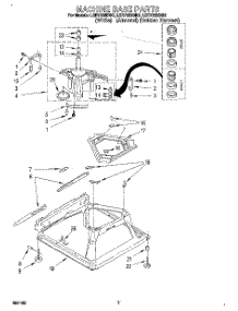 05 - Machine Base parts for Whirlpool Washer LSR7233BG2 from AppliancePartsPros.com