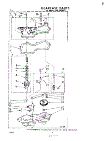 07 - Gearcase parts for Whirlpool Washer LHA6400W2 from AppliancePartsPros.com