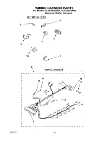 07 - Wiring Harness parts for Whirlpool Washer 6LSC9255AQ0 from AppliancePartsPros.com
