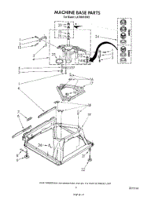 07 - Machine Base parts for Whirlpool Washer LA7800XSW2 from AppliancePartsPros.com