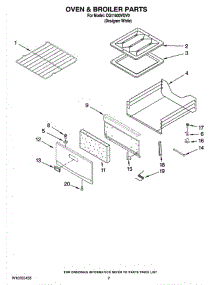 05 - Oven & Broiler Parts parts for Whirlpool Range CG11000VDV0 from AppliancePartsPros.com