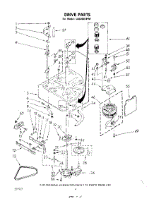 03 - Drive parts for Whirlpool Washer LA6380XPW1 from AppliancePartsPros.com
