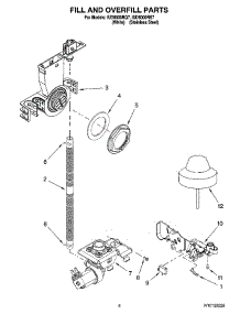 06 - Fill And Overfill Parts parts for Whirlpool Dishwasher IUD8000RS7 from AppliancePartsPros.com