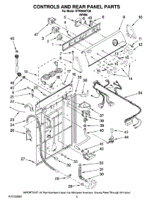 02 - Controls And Rear Panel Parts parts for Maytag Washer NTW5640TQ0 from AppliancePartsPros.com