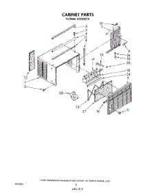 04 - Section parts for Whirlpool Air Conditioner AC0052XT0 from AppliancePartsPros.com