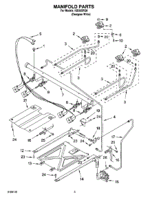 03 - Manifold Parts parts for Whirlpool Range IGS325RQ0 from AppliancePartsPros.com