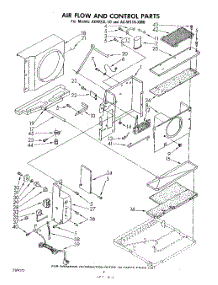 03 - Section parts for Whirlpool Air Conditioner ACW114XM0 from AppliancePartsPros.com