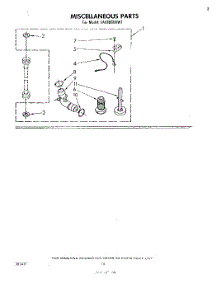 08 - Miscellaneous , Literature And Optional parts for Whirlpool Washer LA6800XKW1 from AppliancePartsPros.com