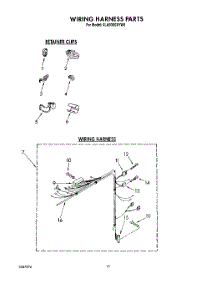 09 - Wiring Harness parts for Whirlpool Washer 4LA9300XYW0 from AppliancePartsPros.com