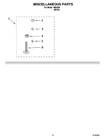 10 - Miscellaneous  Parts, Optional Parts (Not Included) parts for Whirlpool Washer IM45000 from AppliancePartsPros.com