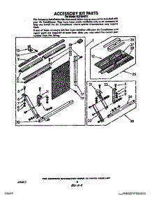 05 - Accessory Kit parts for Whirlpool Air Conditioner AC2104XT1 from AppliancePartsPros.com