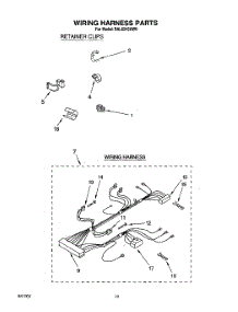 09 - Wiring Harness parts for Whirlpool Washer RAL6245AG0 from AppliancePartsPros.com