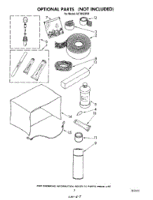 05 - Lit / Optional parts for Whirlpool Air Conditioner AC1052XS0 from AppliancePartsPros.com
