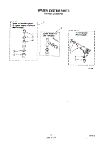 11 - Water System parts for Whirlpool Washer LA5600XPW5 from AppliancePartsPros.com