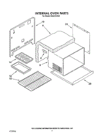 04 - Internal Oven parts for Whirlpool Range FES370VL0 from AppliancePartsPros.com