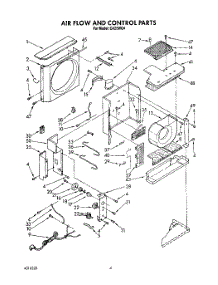 03 - Air Flow And Control parts for Whirlpool Air Conditioner CA25WQ4 from AppliancePartsPros.com