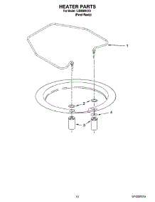 08 - Heater Parts parts for Whirlpool Dishwasher IUD9500VX0 from AppliancePartsPros.com