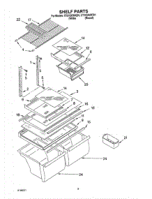 05 - Shelf, Optional parts for Whirlpool Refrigerator CT21GKXKQ01 from AppliancePartsPros.com