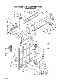 03 - Controls And Rear Panel parts for Whirlpool Washer RAL5144AG0 from AppliancePartsPros.com