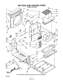 03 - Airflow And Control parts for Whirlpool Air Conditioner AC1854XS0 from AppliancePartsPros.com