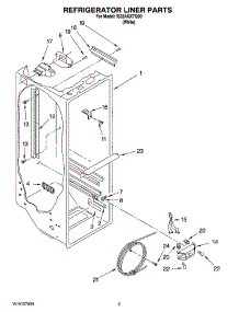 02 - Refrigerator Liner Parts parts for Whirlpool Refrigerator IS22AGXTQ00 from AppliancePartsPros.com