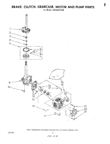 06 - Brake, Clutch, Gearcase, Motor And Pump parts for Whirlpool Washer LA5400XPW0 from AppliancePartsPros.com