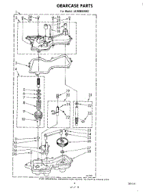 08 - Gearcase parts for Whirlpool Washer LA7000XKW2 from AppliancePartsPros.com