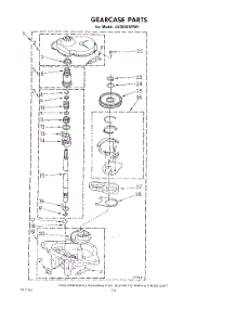 10 - Gearcase parts for Whirlpool Washer LA5000XPW1 from AppliancePartsPros.com